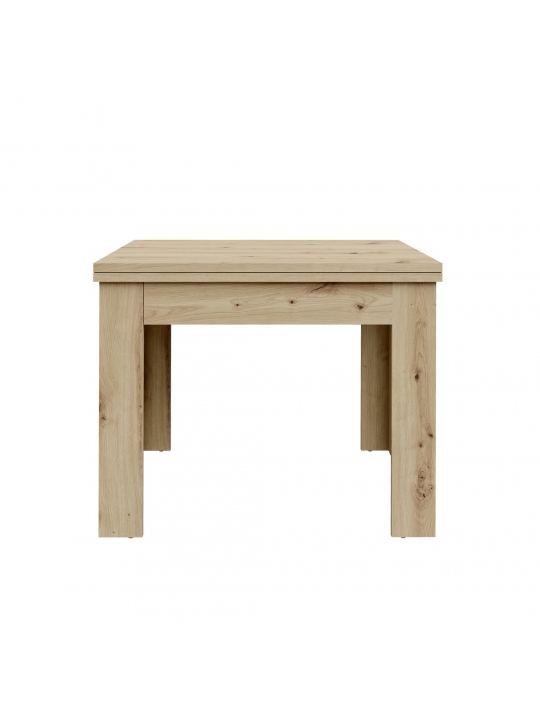 Raztegljiva miza LOTUS 95-190x95x75 cm hrast