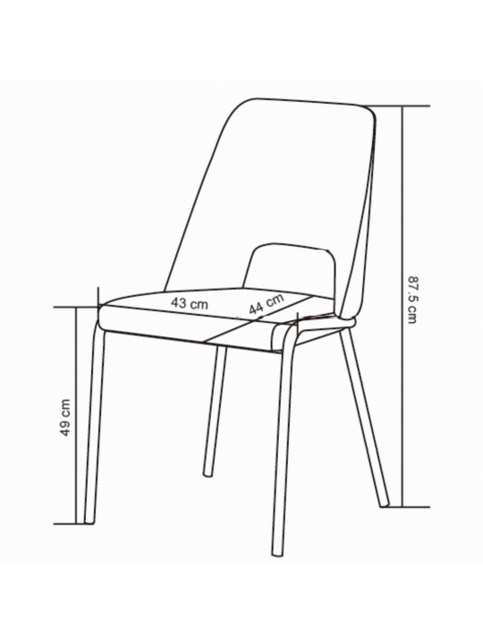 Chair PERIN grey