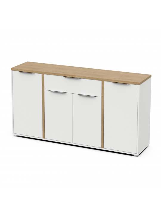 Sideboard ACCESS 347761 white + brown (347761)