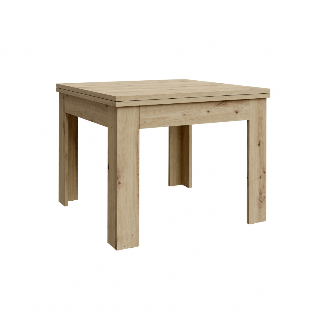 Raztegljiva miza LOTUS 95-190x95x75 cm hrast