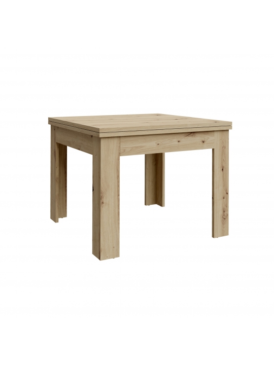 Raztegljiva miza LOTUS 95-190x95x75 cm hrast