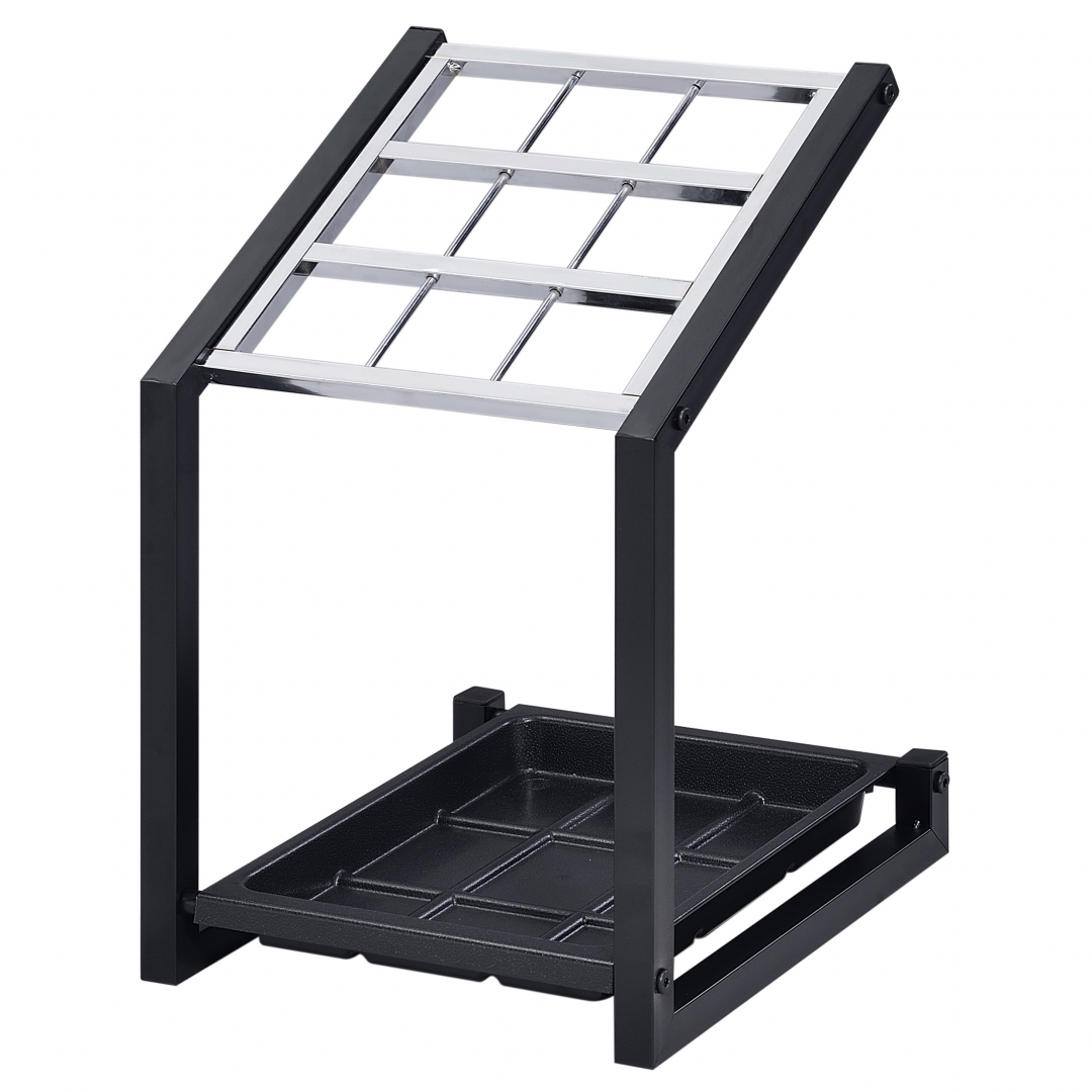 Stojalo FAME črn/krom