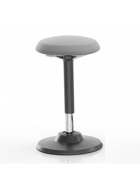 Barski stol SITWELL črno-siv