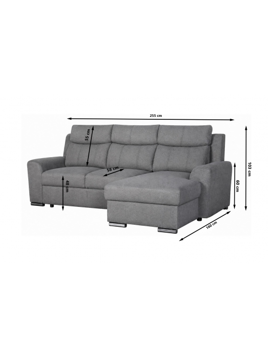 Sitting set DOMIA grey R Sitting set DOMIA grey R