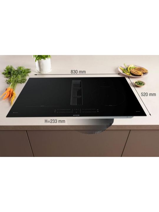 Indukcijska kuhalna plošča z napo GEH8432BSCWF