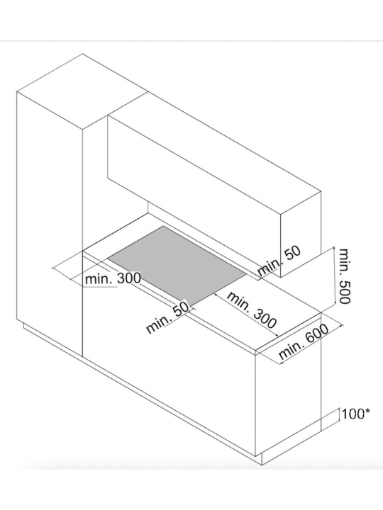 Kuhališče z napo Evo Integrale Siccabo