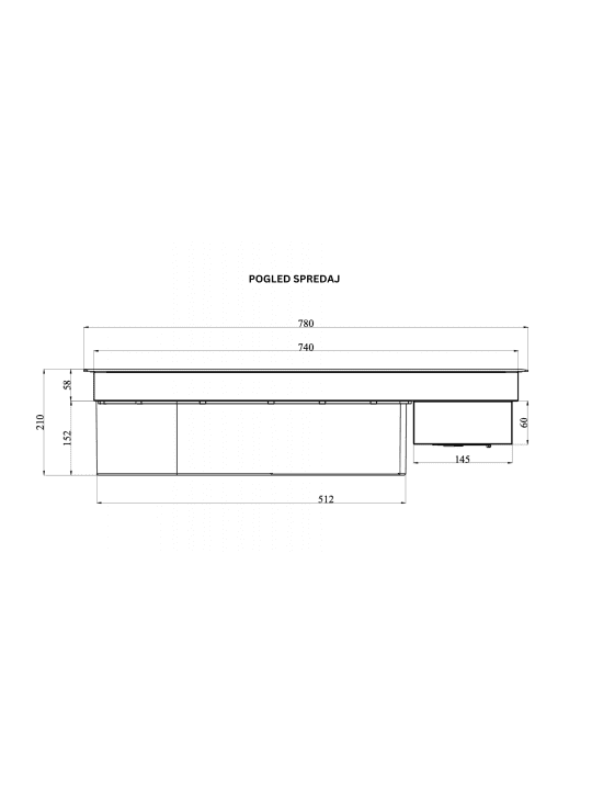 Kuhališče z napo Evo Integrale Siccabo