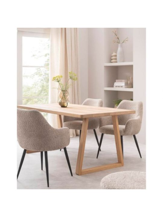 Table CONNECT - top 220x100 3-ply DL 40mm oak R35 edge (CONNECT)