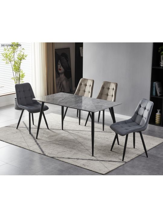 Table ADRIA 140x80x75 cm HG marble grey (RION 140x80 - Ceramic, HG Italy grey) Table ADRIA 140x80x75 cm HG marble grey (RION 140x80 - Ceramic, HG Italy grey)