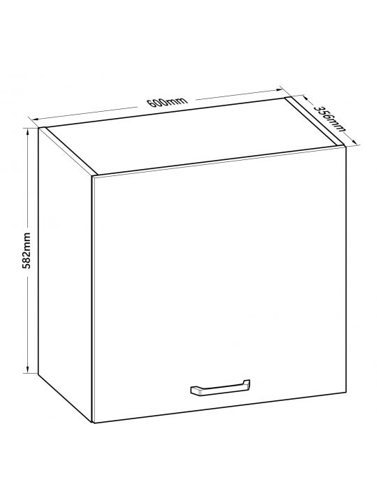 Kuhinjski element BIANCO 8 486969 bel