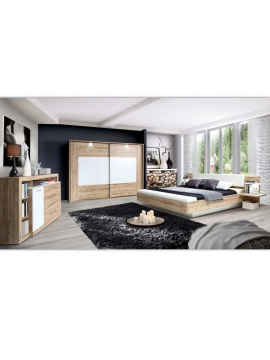 Chest KASURA oak+grey KSRK352L-M815