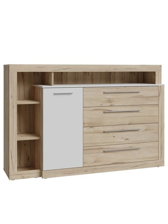 Chest KASURA oak+grey KSRK352L-M815