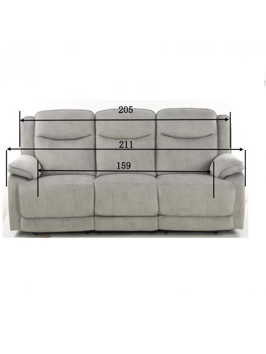 Sitting set HARLEY 2RR grey