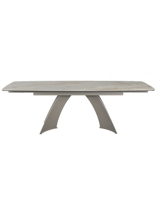 Raztegljiva miza TOKYO (40+200+40)x95x76cm rjava, imitavija amrmorja Raztegljiva miza TOKYO (40+200+40)x95x76cm rjava, imitavija amrmorja