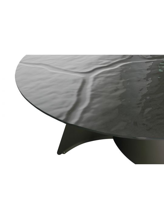 Miza PAVAO Ø 160x78cm črna