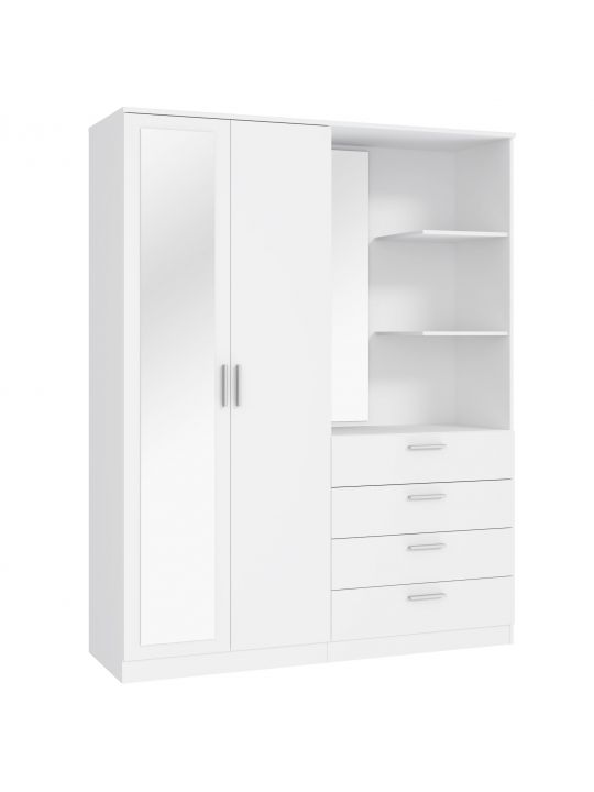 Wardrobe DEWANIA DWXS731L-120 white