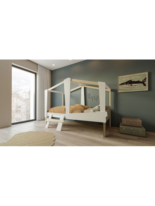 Bed CABANE 395406 white (395406)
