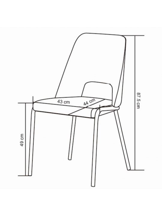 Chair PERIN grey
