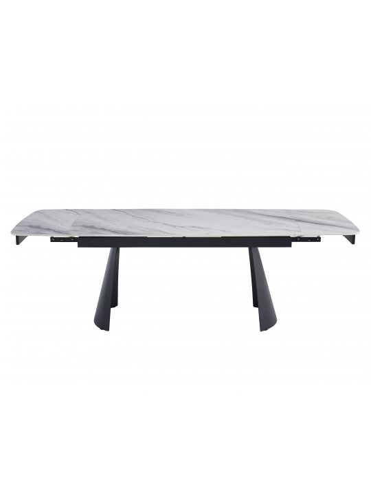 Extension table VENOM (160+40+40)x90x76 cm white & blue