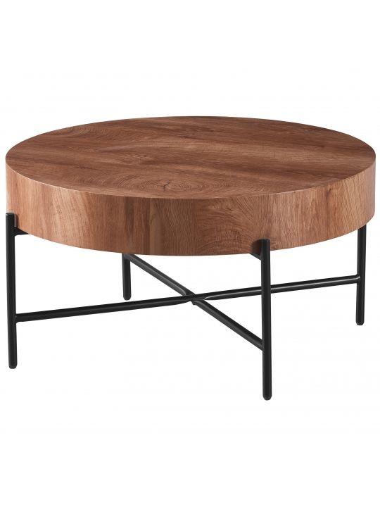 Coffee table KAMIK brown MDF