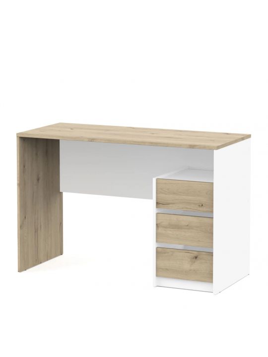 Pisalna miza HARISSON 468657 hrast + bela