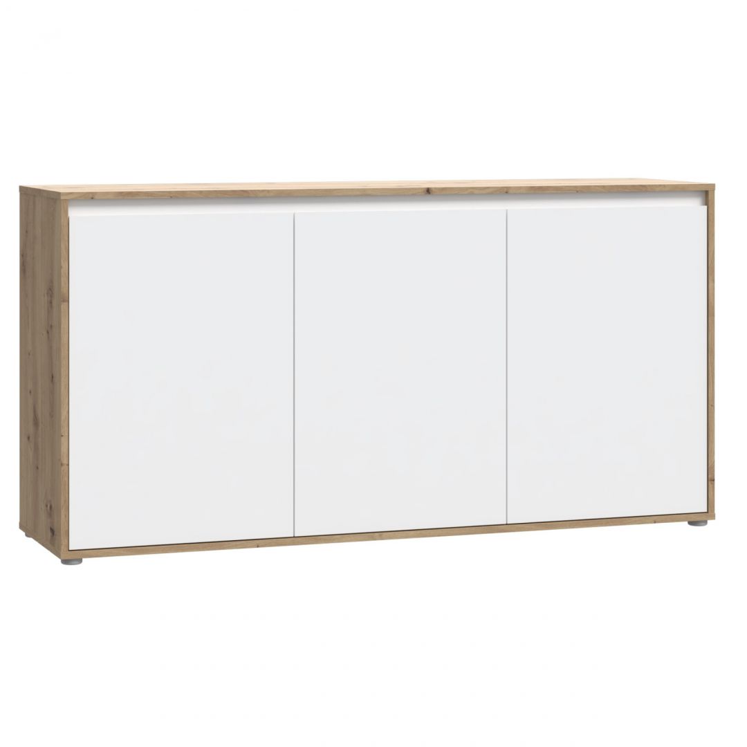 Chest SKELPE SXPK231-M961 white+oak