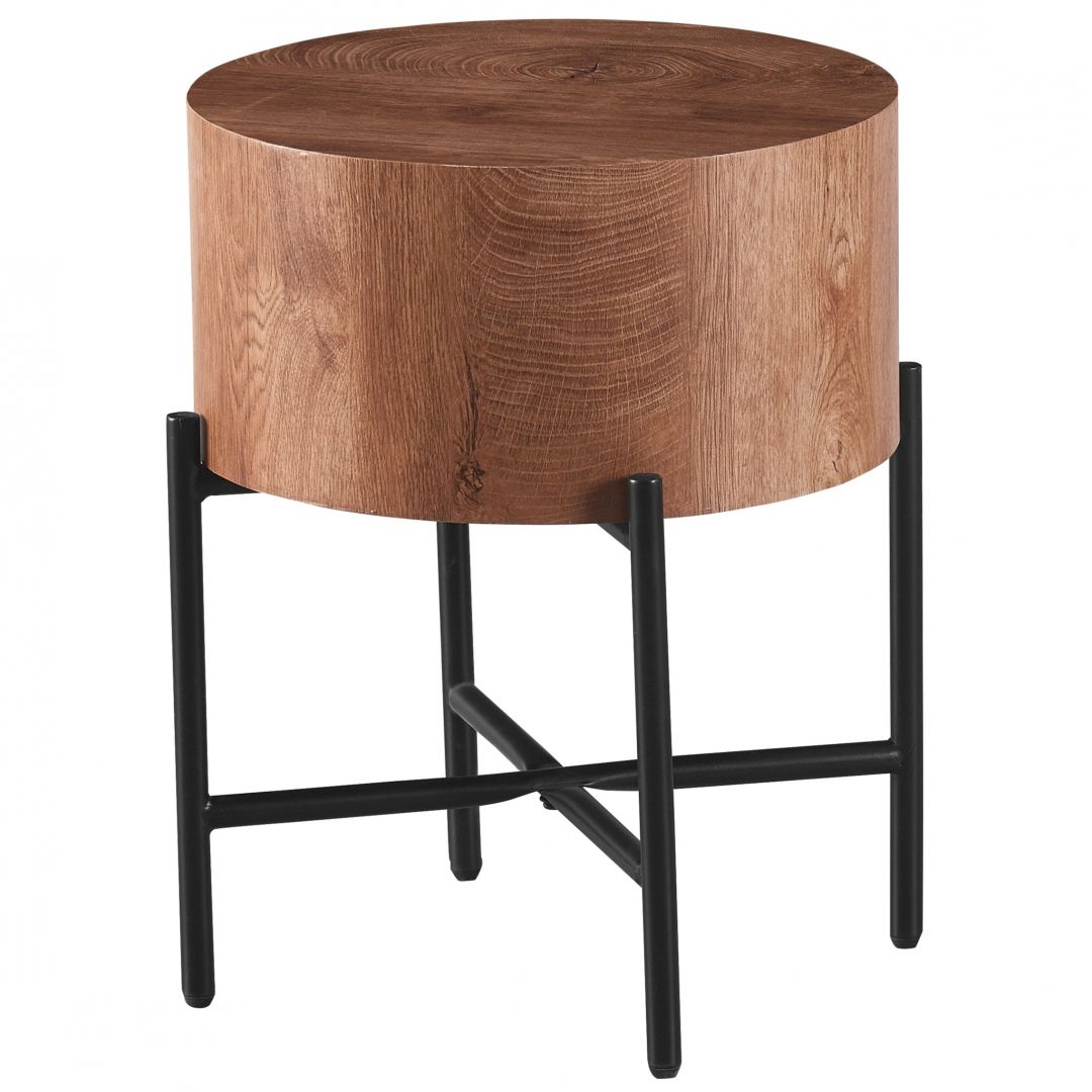 Coffee table KAMIK HIGH brown MDF