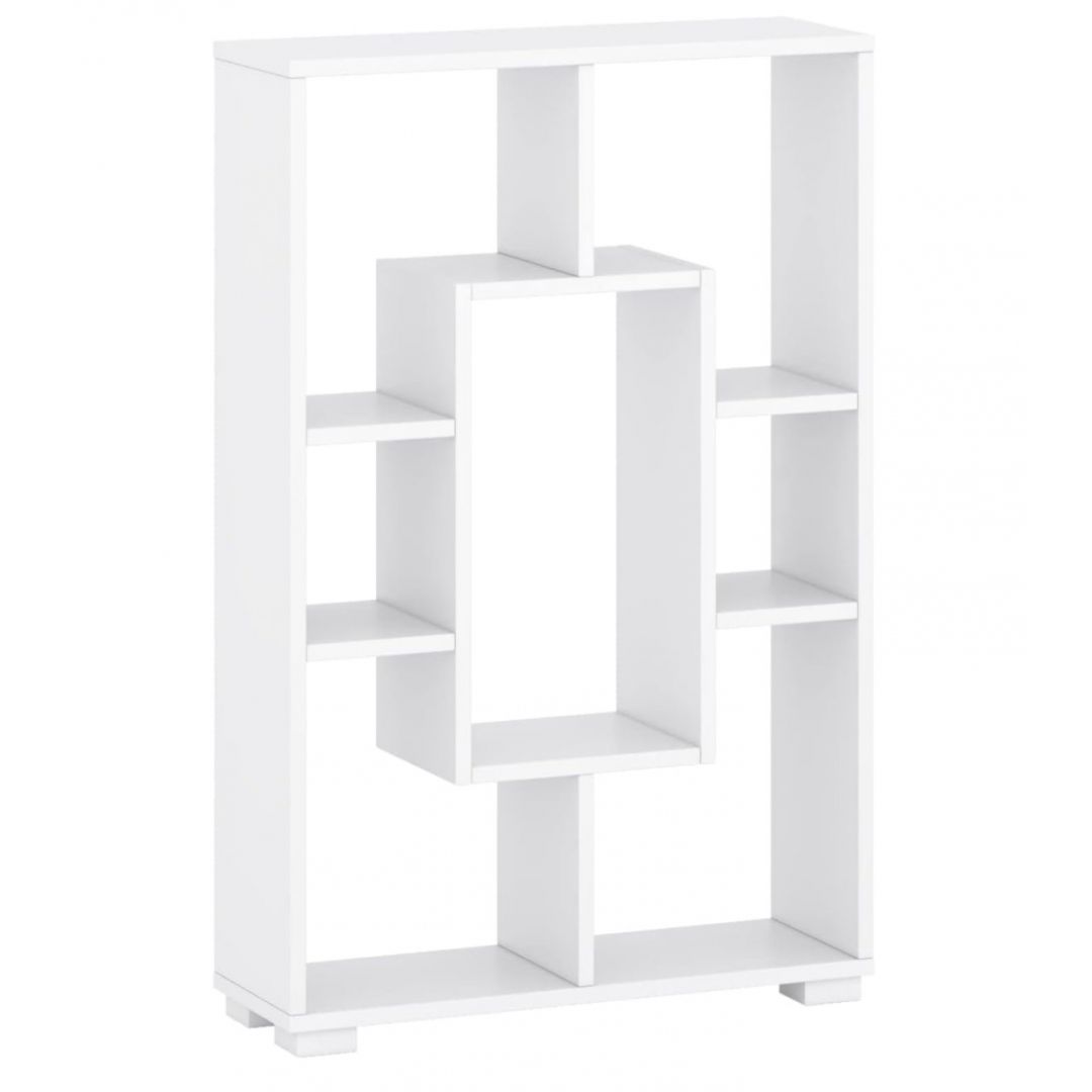 Cube cabinet PIENZA white (Split A rack, color white / white)