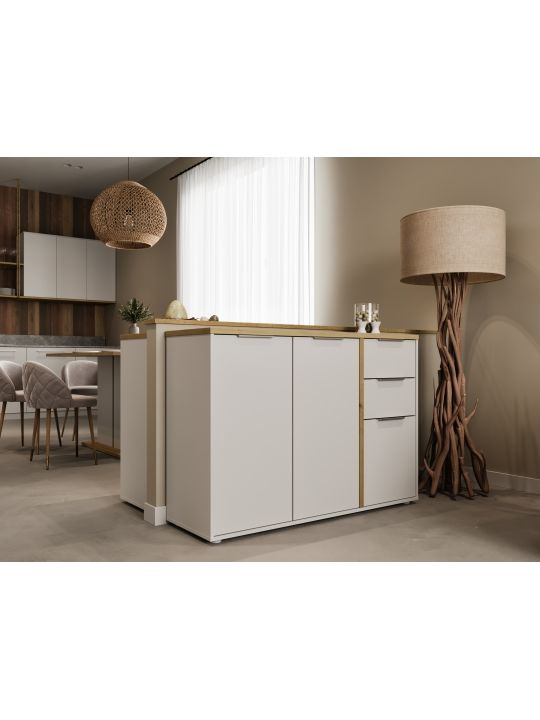 Sideboard ACCESS 347760 white + brown (347760) Sideboard ACCESS 347760 white + brown (347760)