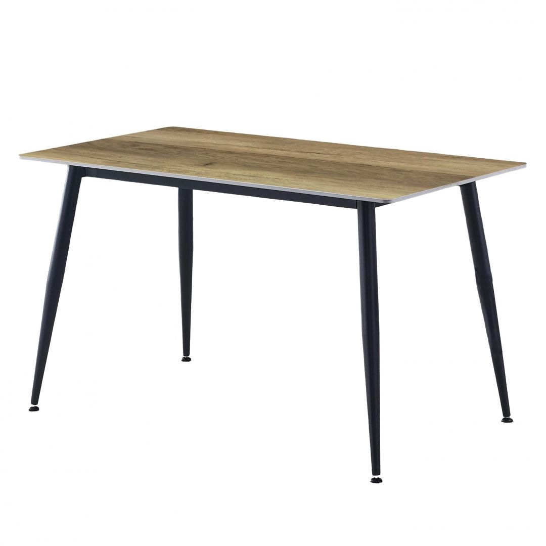 Table ADRIA 140x80x75 cm natur (RION 140x80 - Ceramic, OAK-A wood colour)