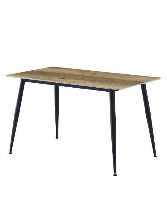 Table ADRIA 140x80x75 cm natur (RION 140x80 - Ceramic, OAK-A wood colour)