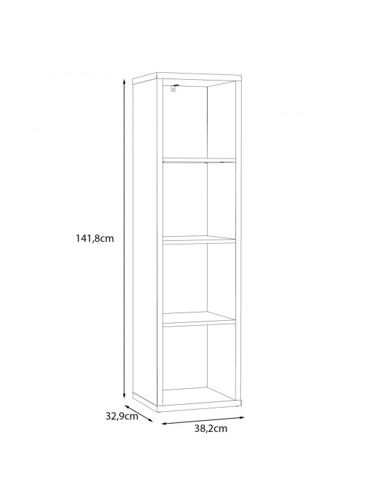 Cube cabinet MAURO oak MXXR411-D78 Cube cabinet MAURO oak MXXR411-D78