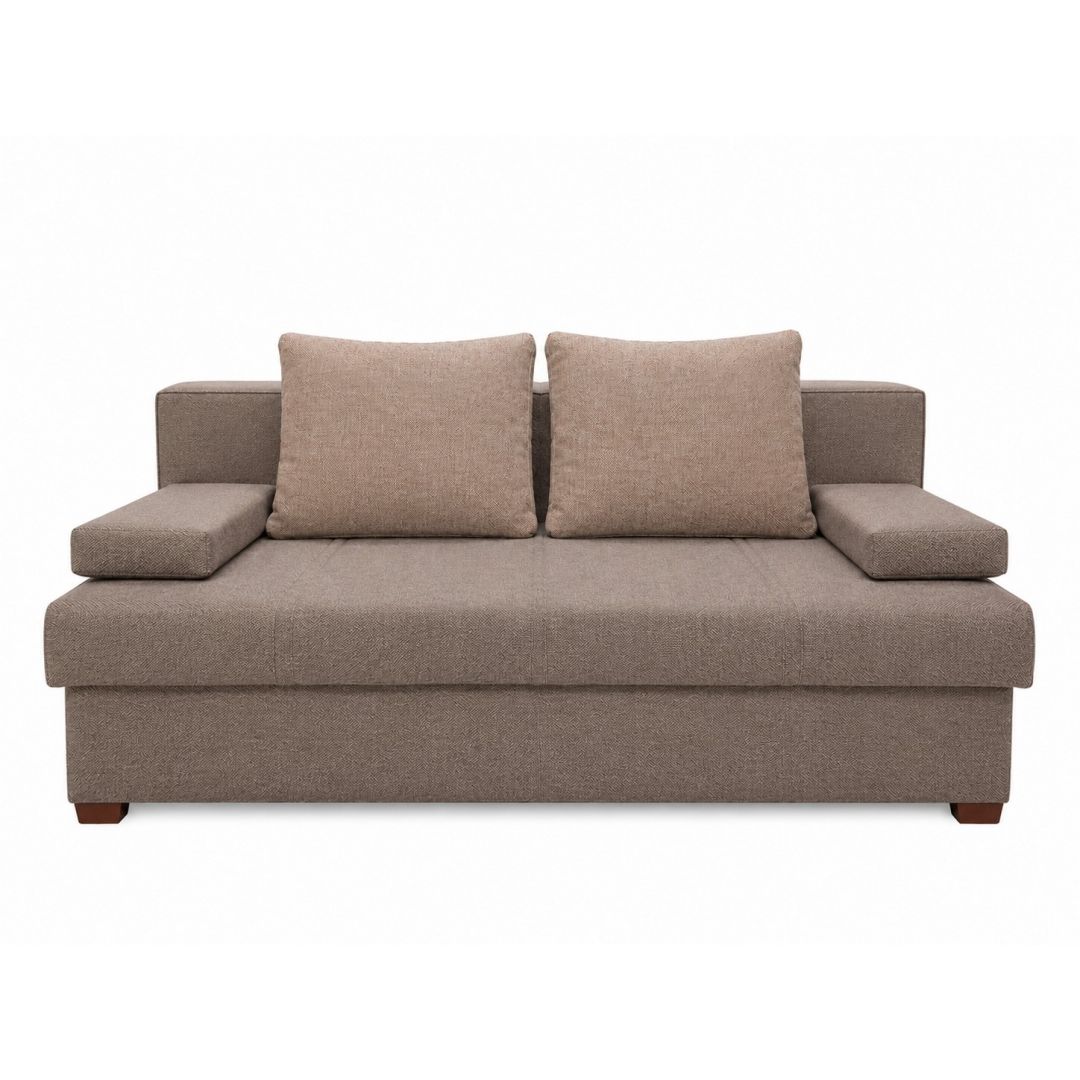 Kavč DOLORES comb 104 temno rjava + comb 103 sv. rjava