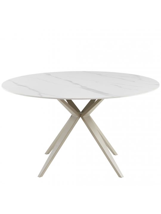 Table VALERA fi135cm marble white