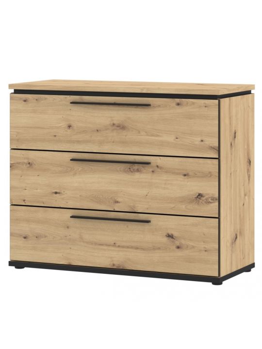 Chest IZO oak+black IZXK211-M195
