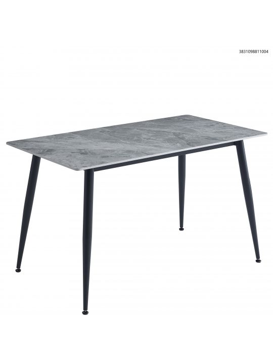 Table ADRIA 140x80x75 cm HG marble grey (RION 140x80 - Ceramic, HG Italy grey)