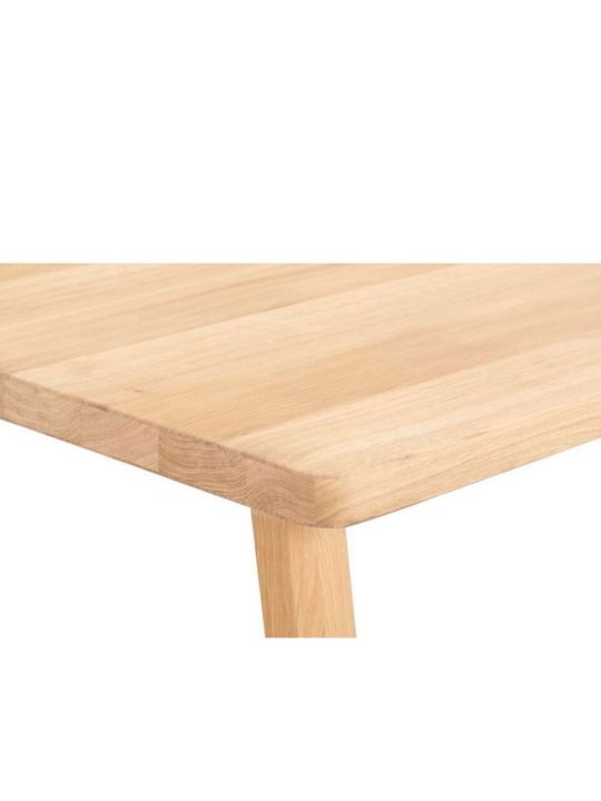 Table CONNECT - top 220x100 3-ply DL 40mm oak R35 edge (CONNECT)