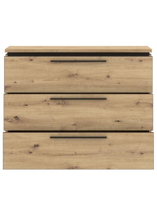 Chest IZO oak+black IZXK211-M195