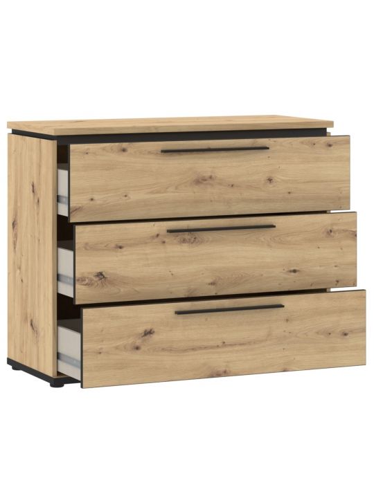 Chest IZO oak+black IZXK211-M195