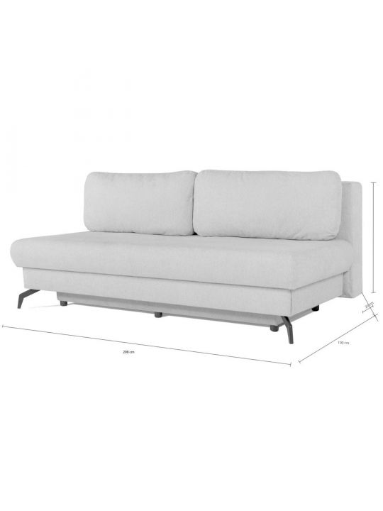 Sofa MANA dark grey (NEVA - lincoln 90)