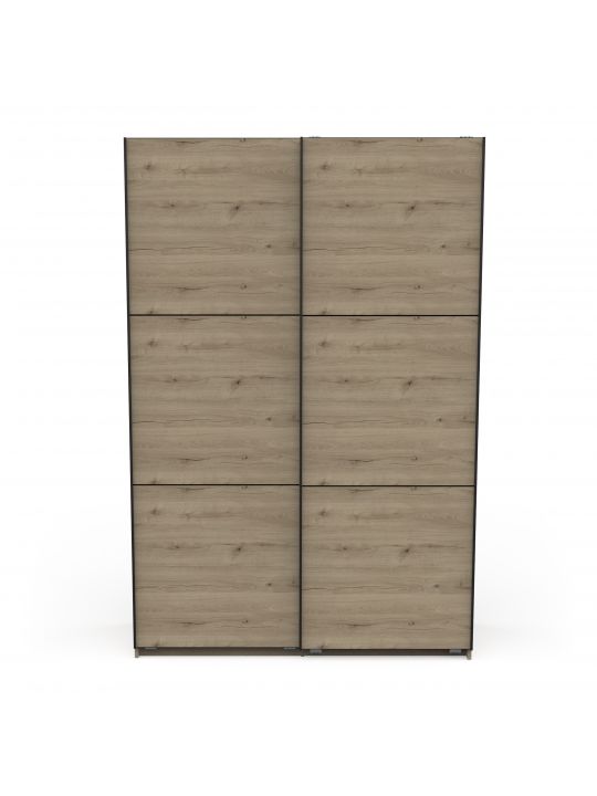Wardrobe ALAHAMBRA 411941 oak + black (411941)