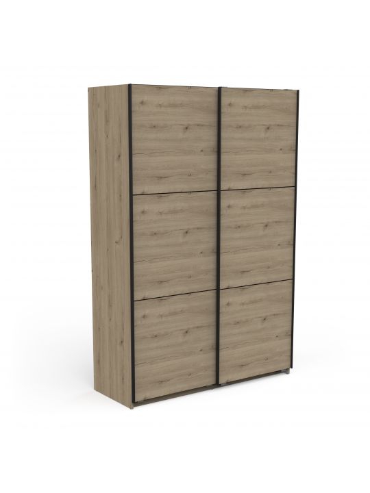 Wardrobe ALAHAMBRA 411941 oak + black (411941)