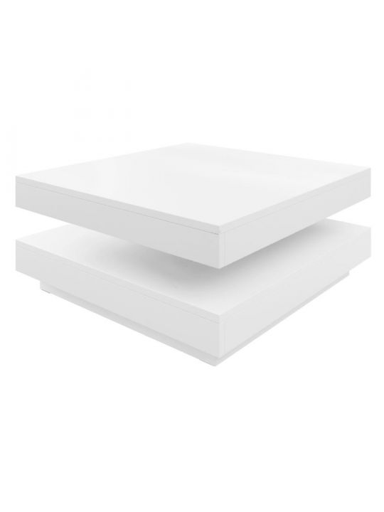 Coffee table SOLIERA white (Berlin A Coffee table, color white / white)