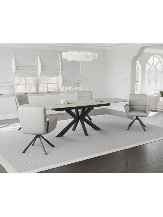 Raztegljiva miza OBAN 160-240x90x76cm bela Raztegljiva miza OBAN 160-240x90x76cm bela