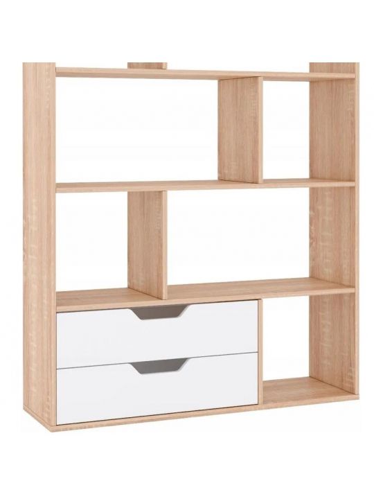 Cube cabinet BIERA sonoma + white (Roberto rack, color oak sonoma / white) Cube cabinet BIERA sonoma + white (Roberto rack, color oak sonoma / white)