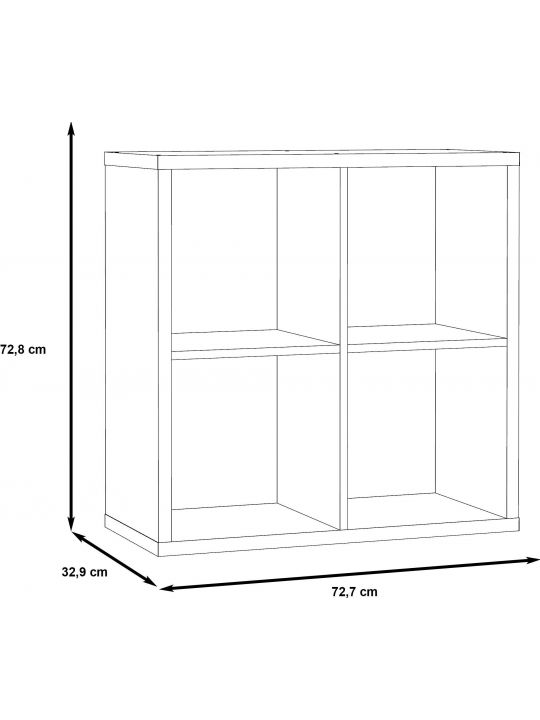 Cube cabinet MAURO oak MXXR221-D78 Cube cabinet MAURO oak MXXR221-D78