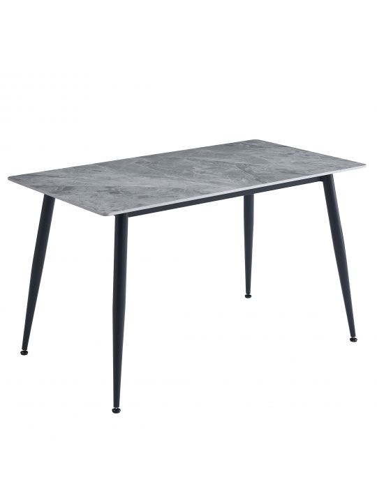 Table ADRIA 140x80x75 cm HG marble grey (RION 140x80 - Ceramic, HG Italy grey)