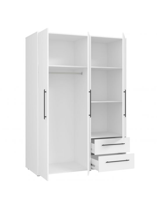 Wardrobe MOKKARIS white MKSS833-120