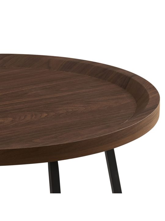 Coffee table GLOMI dark brown MDF