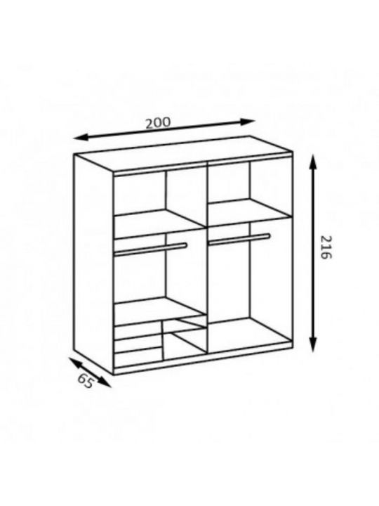 Garderobna omara LEVEL 36 A F21485 + F02989